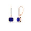 Thumbnail 17 - 1-carat-cushion-sapphire-halo-lever-back-earrings-in-rose-gold-FDEAR11235CUGSABL-1.00CT-NL-RG