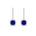 Thumbnail 34 - 1-carat-cushion-sapphire-halo-lever-back-earrings-in-white-gold-FDEAR11235CUGSABL-1.00CT-NL-WG