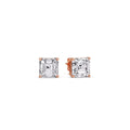 Thumbnail 7 - Asscher Cut Diamond Stud Earring