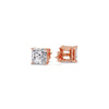 Load image into Gallery viewer, Asscher Cut Diamond Stud Earring