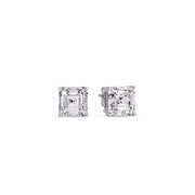Asscher Cut Diamond Stud Earring