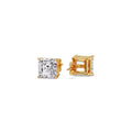 Thumbnail 17 - Asscher Cut Diamond Stud Earring