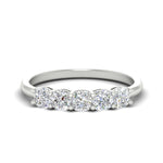 Load image into Gallery viewer, 1-carat-diamond-cushion-5-stone-anniversary-band-in-white-gold-fdwb8008cusleep-1.00ct-nl-wg?v=1773297291