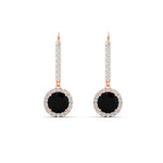 Load image into Gallery viewer, 1-carat-diamond-cute-dangle-halo-round-black-diamond-earrings-in-rose-gold-FDEAR11235ROGBLACK-1.00-CT-NL-RG.jpg
