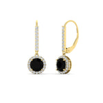 Load image into Gallery viewer, 1-carat-diamond-cute-dangle-halo-round-black-diamond-earrings-in-yellow-gold-FDEAR11235ROGBLACK-1.00-CT-NL-YG.jpg

