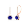 Load image into Gallery viewer, 1-carat-diamond-cute-dangle-halo-round-sapphire-earrings-in-rose-gold-FDEAR11235ROGSABL-1.00-CT-NL-RG.jpg