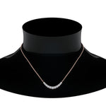 Load image into Gallery viewer, 1-carat-diamond-graduated-smile-necklace-in-FDPD9195-NL-RG
