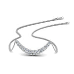 Load image into Gallery viewer, 1-carat-diamond-graduated-smile-necklace-in-FDPD9195-NL-WG
