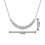 Load image into Gallery viewer, 1-carat-diamond-graduated-smile-necklace-in-FDPD9195-NL-WG
