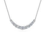 Load image into Gallery viewer, 1-carat-diamond-graduated-smile-necklace-in-FDPD9195-NL-WG
