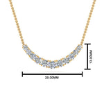 Load image into Gallery viewer, 1-carat-diamond-graduated-smile-necklace-in-FDPD9195-NL-YG
