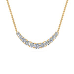 Load image into Gallery viewer, 1-carat-diamond-graduated-smile-necklace-in-FDPD9195-NL-YG
