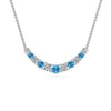 Load image into Gallery viewer, 1-carat-diamond-graduated-smile-necklace-with-blue-topaz-in-FDPD9195GICBLTO-NL-WG