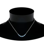 Load image into Gallery viewer, 1-carat-diamond-graduated-smile-necklace-with-blue-topaz-in-FDPD9195GICBLTO-NL-WG
