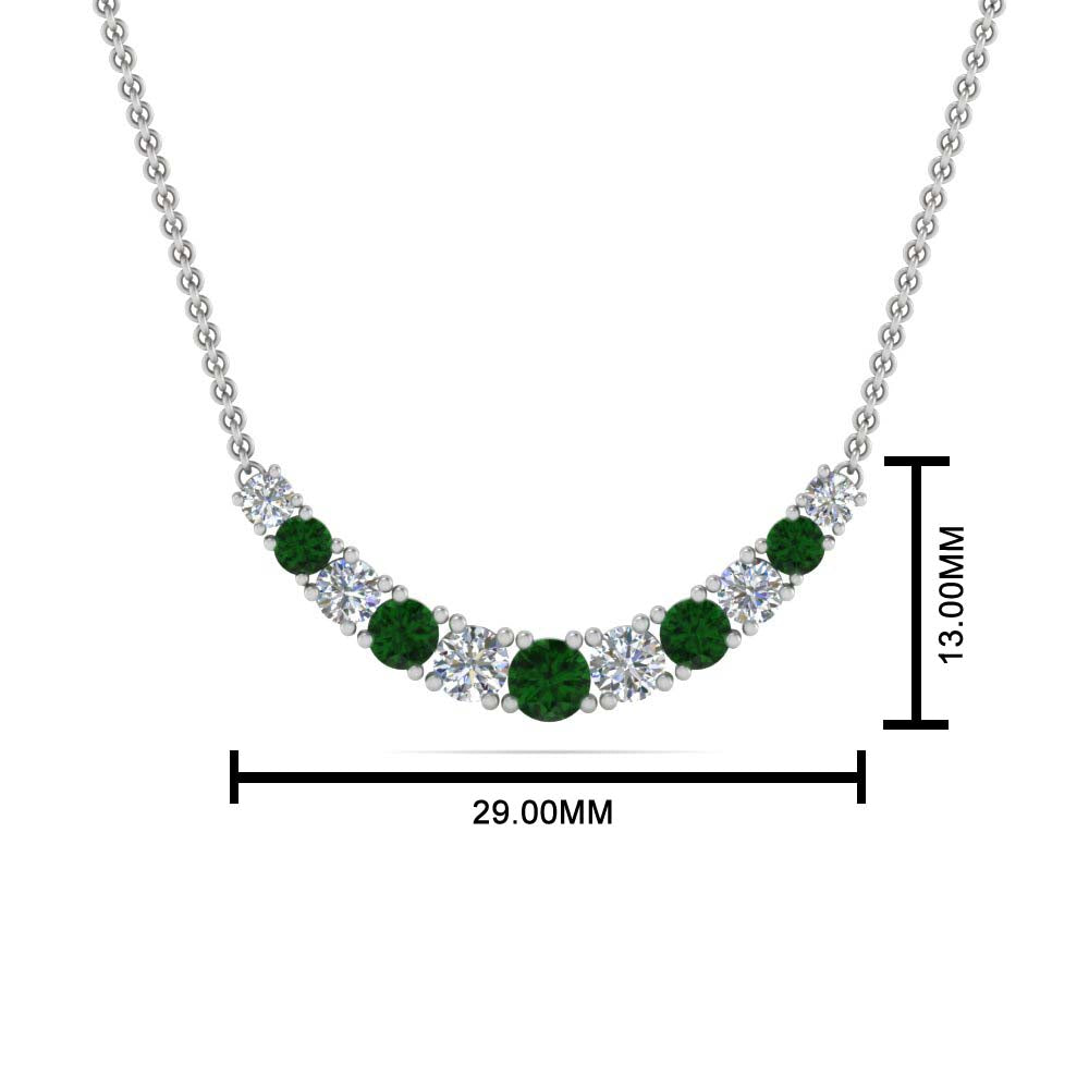 1-carat-diamond-graduated-smile-necklace-with-emerald-in-FDPD9195GEMGR-NL-WG