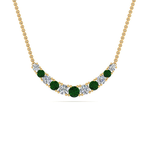 1-carat-diamond-graduated-smile-necklace-with-emerald-in-FDPD9195GEMGR-NL-YG