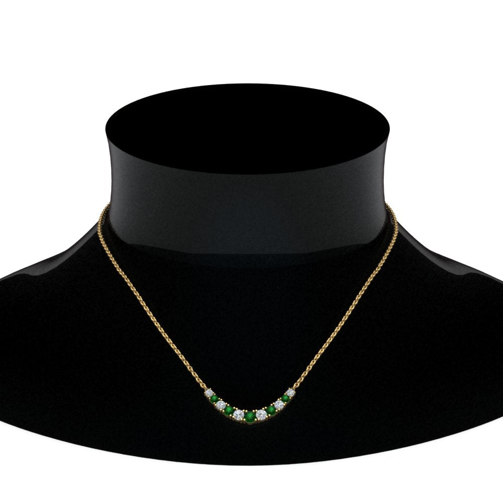 1-carat-diamond-graduated-smile-necklace-with-emerald-in-FDPD9195GEMGR-NL-YG