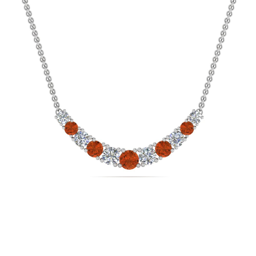 1-carat-diamond-graduated-smile-necklace-with-orange-sapphire-in-FDPD9195GSAOR-NL-WG