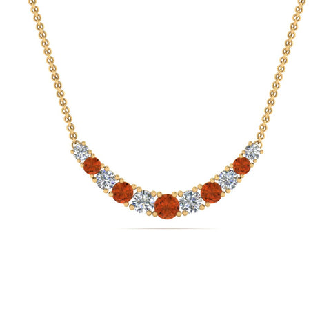 1-carat-diamond-graduated-smile-necklace-with-orange-sapphire-in-FDPD9195GSAOR-NL-YG