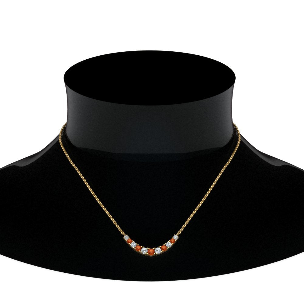 1-carat-diamond-graduated-smile-necklace-with-orange-sapphire-in-FDPD9195GSAOR-NL-YG