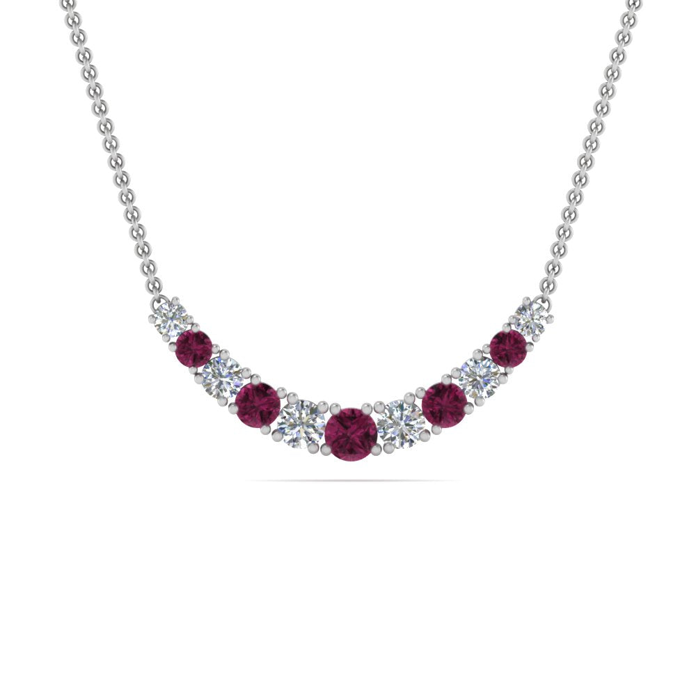 1-carat-diamond-graduated-smile-necklace-with-pink-sapphire-in-FDPD9195GSADRPI-NL-WG
