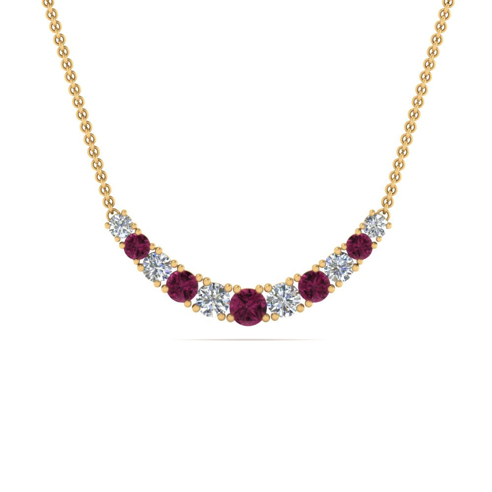 1-carat-diamond-graduated-smile-necklace-with-pink-sapphire-in-FDPD9195GSADRPI-NL-YG
