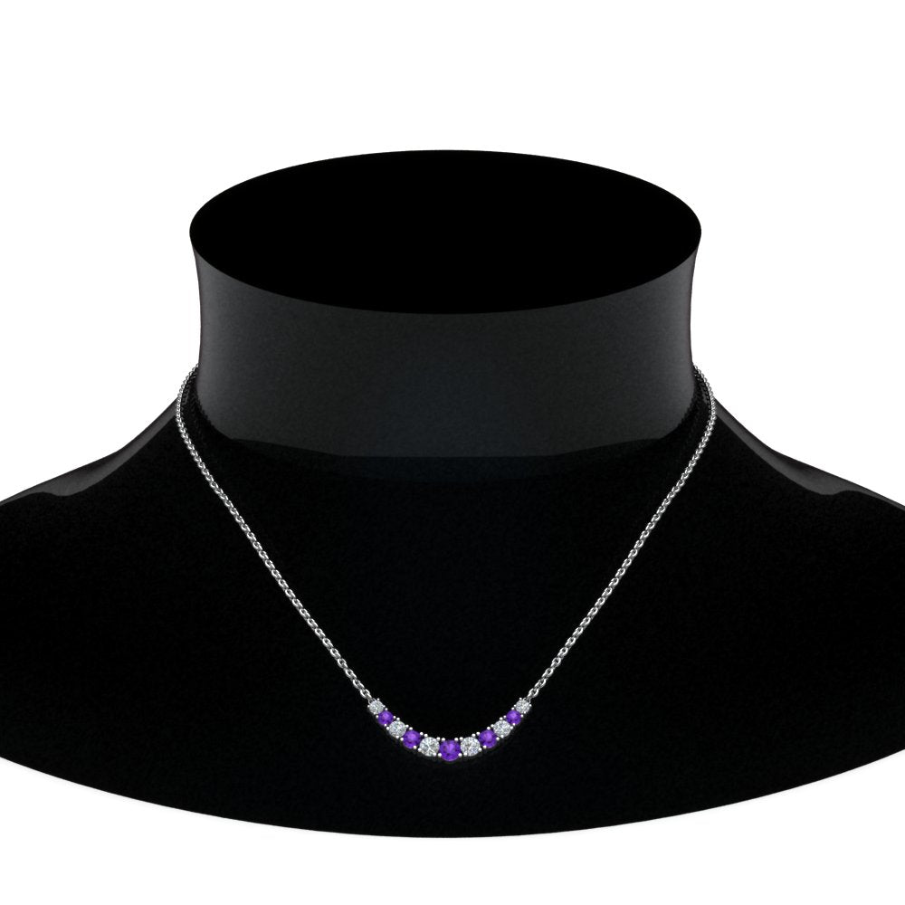 1-carat-diamond-graduated-smile-necklace-with-purple-topaz-in-FDPD9195GVITO-NL-WG