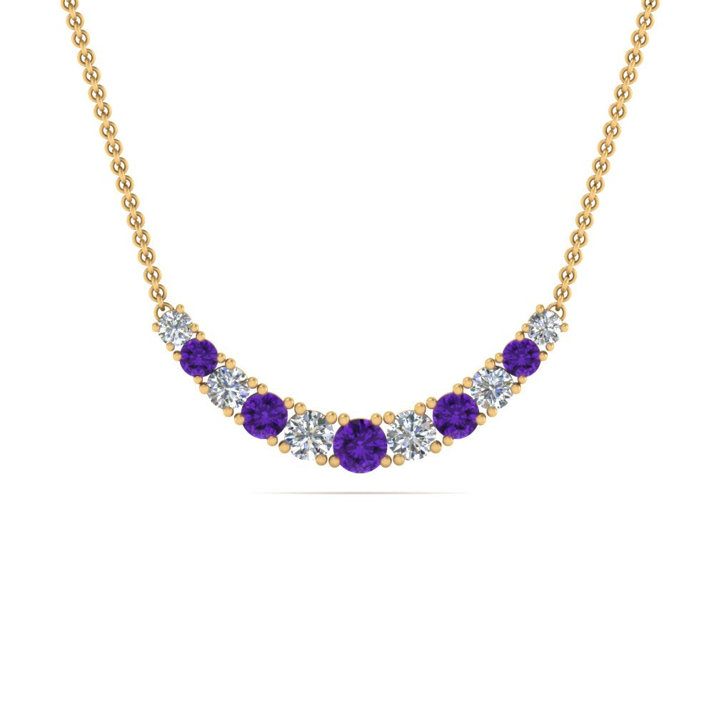 1-carat-diamond-graduated-smile-necklace-with-purple-topaz-in-FDPD9195GVITO-NL-YG