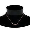 Load image into Gallery viewer, 1-carat-diamond-graduated-smile-necklace-with-ruby-in-FDPD9195GRUDR-NL-RG