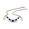 Load image into Gallery viewer, 1-carat-diamond-graduated-smile-necklace-with-sapphire-in-FDPD9195GSABL-NL-RG