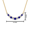 Load image into Gallery viewer, 1-carat-diamond-graduated-smile-necklace-with-sapphire-in-FDPD9195GSABL-NL-YG