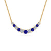 Load image into Gallery viewer, 1-carat-diamond-graduated-smile-necklace-with-sapphire-in-FDPD9195GSABL-NL-YG