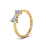 Load image into Gallery viewer, 1-carat-diamond-heart-bow-ring-in-yellow-gold-FD8238-1.0carat-NL-YG
