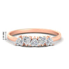 Load image into Gallery viewer, 1-carat-diamond-heart-shape-five-stone-wedding-ring-in-rose-gold-FD9600HTB-1.00CT-NL-RG-HW