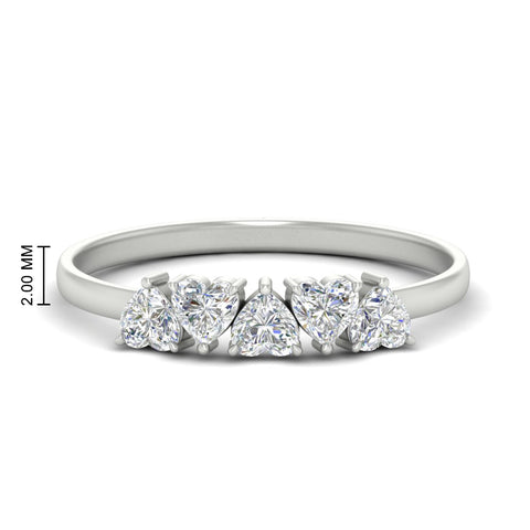 1-carat-diamond-heart-shape-five-stone-wedding-ring-in-white-gold-FD9600HTB-1.00CT-NL-WG-HW
