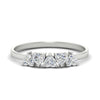 Load image into Gallery viewer, 1-carat-diamond-heart-shape-five-stone-wedding-ring-in-white-gold-FD9600HTB-1.00CT-NL-WG