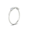 Load image into Gallery viewer, 1-carat-diamond-heart-shape-five-stone-wedding-ring-in-white-gold-FD9600HTBANGLE2-1.00CT-NL-WG