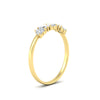 Load image into Gallery viewer, 1-carat-diamond-heart-shape-five-stone-wedding-ring-in-yellow-gold-FD9600HTBANGLE2-1.00CT-NL-YG