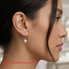 Load image into Gallery viewer, 1-carat-diamond-heart-shape-stud-dangle-earrings-in-white-gold-FDEAR11236HT-model-1