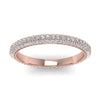 Load image into Gallery viewer, 1-carat-diamond-micro-pave-eternity-band-in-rose-gold-FD-EWB9202-NL-RG