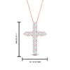 Load image into Gallery viewer, 1-carat-diamond-simple-cross-pendant-in-FDPD10825-1.00CT-NL-RG