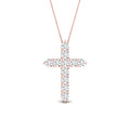 Thumbnail 24 - 1-carat-diamond-simple-cross-pendant-in-FDPD10825-1.00CT-NL-RG