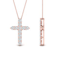 Thumbnail 26 - 1-carat-diamond-simple-cross-pendant-in-FDPD10825-1.00CT-NL-RG