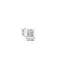 Thumbnail 7 - 1 Carat Single Solitaire Princess Cut Male Earring