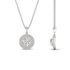 Load image into Gallery viewer, 1-carat-double-halo-diamond-round-pendant-necklace-in-platinum-FDPD1190ROANGLE2-NL-1CT-WG-T.jpg?v=1768457619