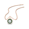Load image into Gallery viewer, 1-carat-double-halo-emerald-round-pendant-necklace-in-rose-gold-FDPD1190ROGEMGR-NL-1CT-RG-T.jpg?v=1768457619