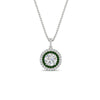 Load image into Gallery viewer, 1-carat-double-halo-emerald-round-pendant-necklace-in-white-gold-FD-PD1190ROGEMGRANGLE1-NL-1CT-WG-T.jpg?v=1768457619