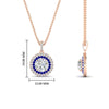 Load image into Gallery viewer, 1-carat-double-halo-sapphire-round-pendant-necklace-in-rose-gold-FDPD1190ROGSABLANGLE2-NL-1CT-RG-T_1080x1080-hw.jpg?v=1768457619