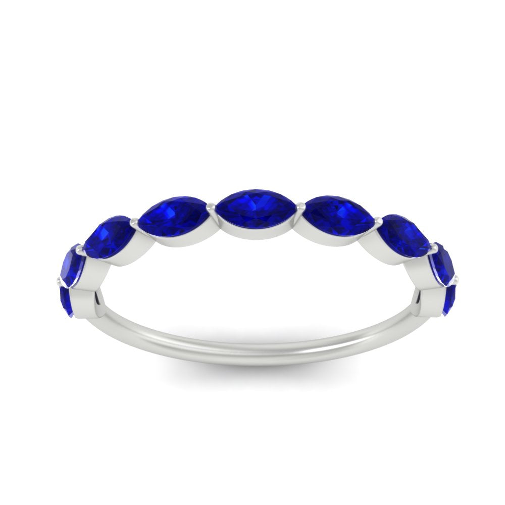 1-carat-east-west-marquise-sapphire-stacking-wedding-band-in-white-gold-FD8398MQBGSABL-1.00CT-NL-WG-HW