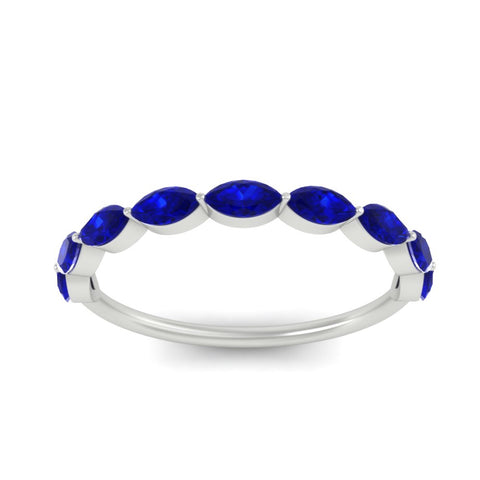 1-carat-east-west-marquise-sapphire-stacking-wedding-band-in-white-gold-FD8398MQBGSABL-1.00CT-NL-WG-HW